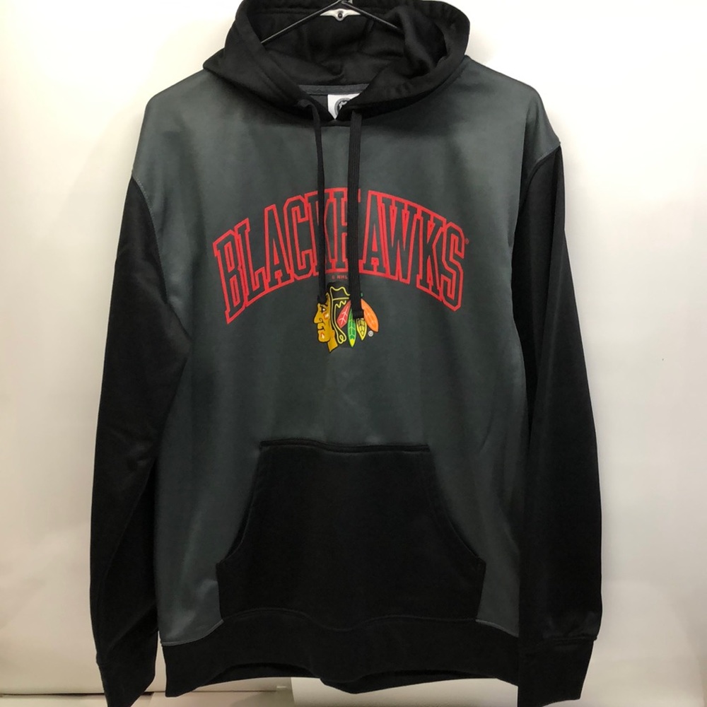 Chicago Blackhawks Hoodie: Gray & Black